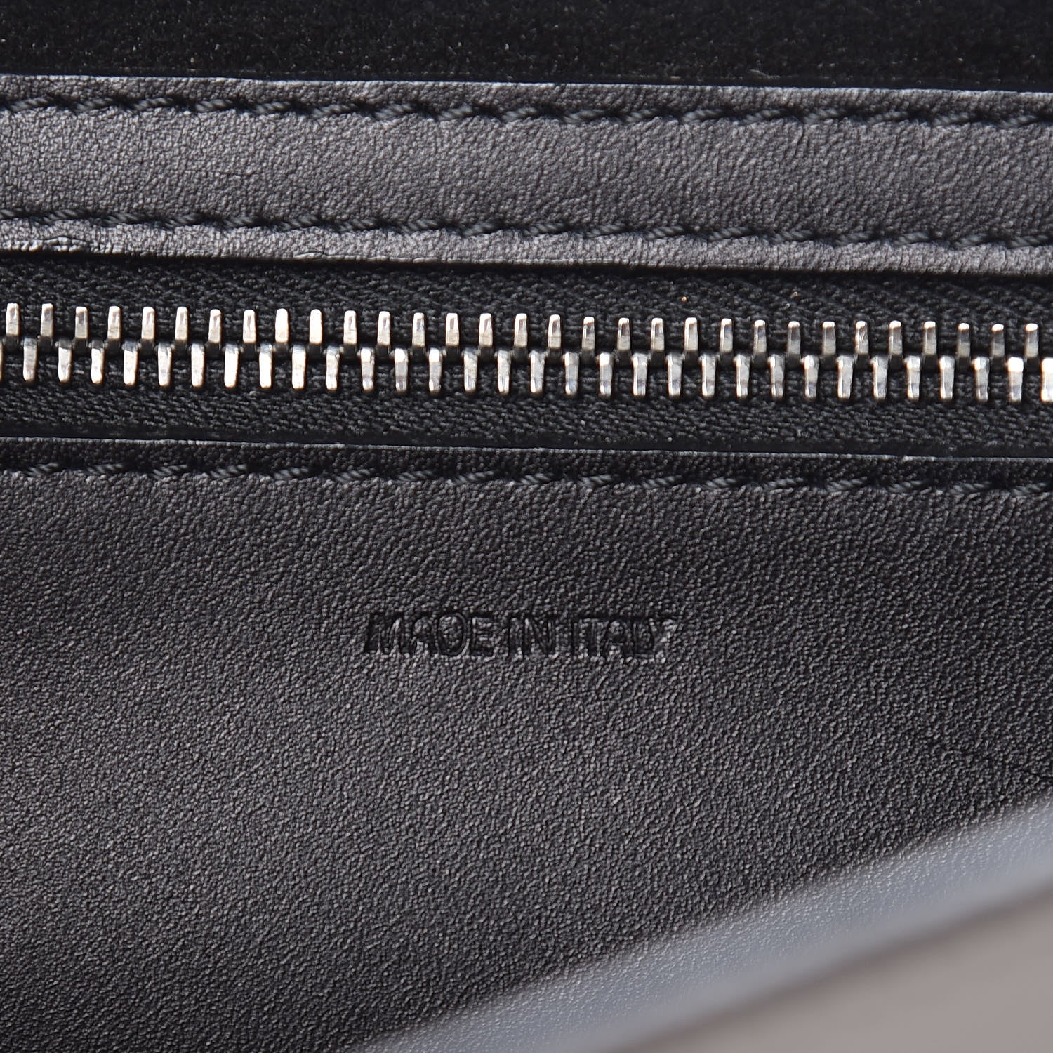 Proenza Schouler Ostrich Calfskin Suede PS Elliot Clutch Ciclo Pulver Ivory Black 7 of 12