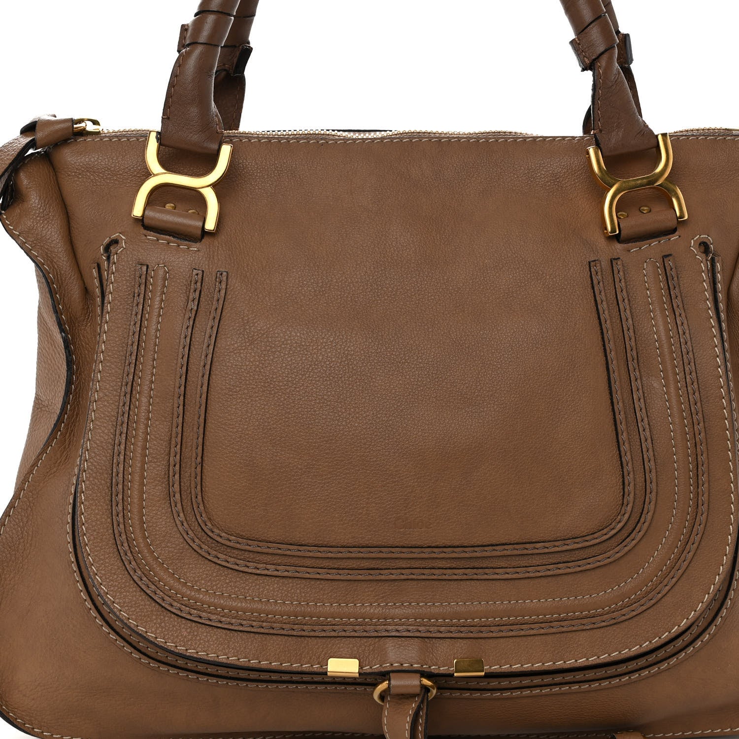 Chloe Calfskin Large Marcie Satchel Nut 7 of 10