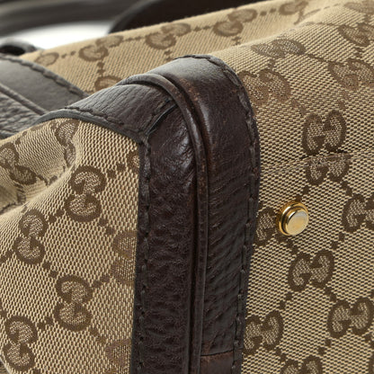 Gucci Monogram Medium GG Running Tote Dark Brown 15 of 19