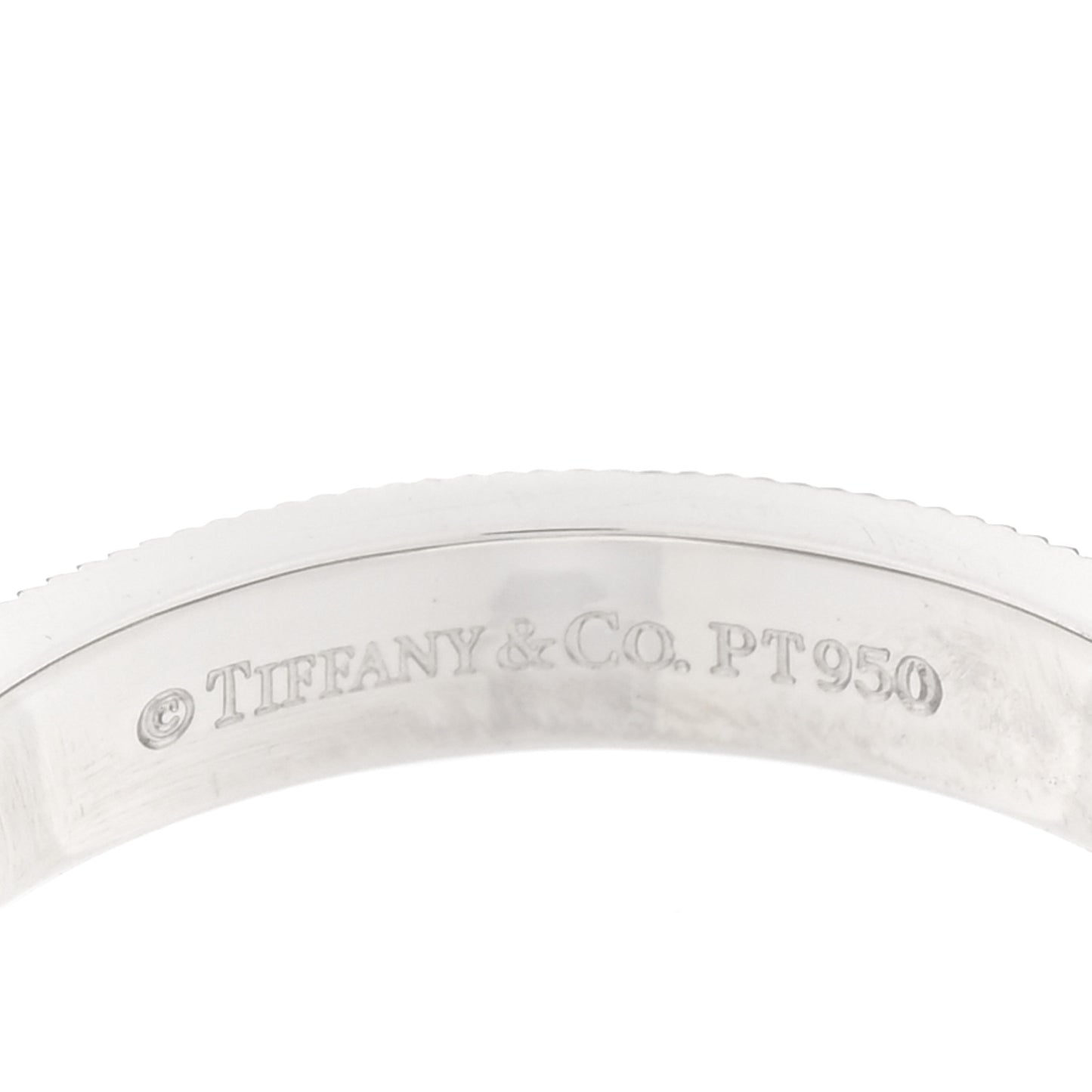 Platinum 3mm Together Milgrain Wedding Band Ring 48 4.5