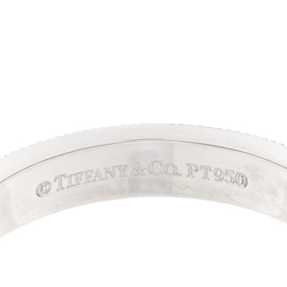 Tiffany Platinum 3mm Together Milgrain Wedding Band Ring 48 4.5 4 of 4