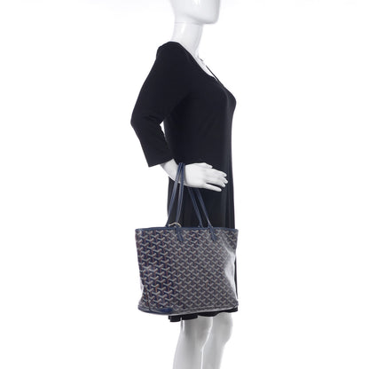 Goyard Goyardine Artois PM Navy 2 of 9