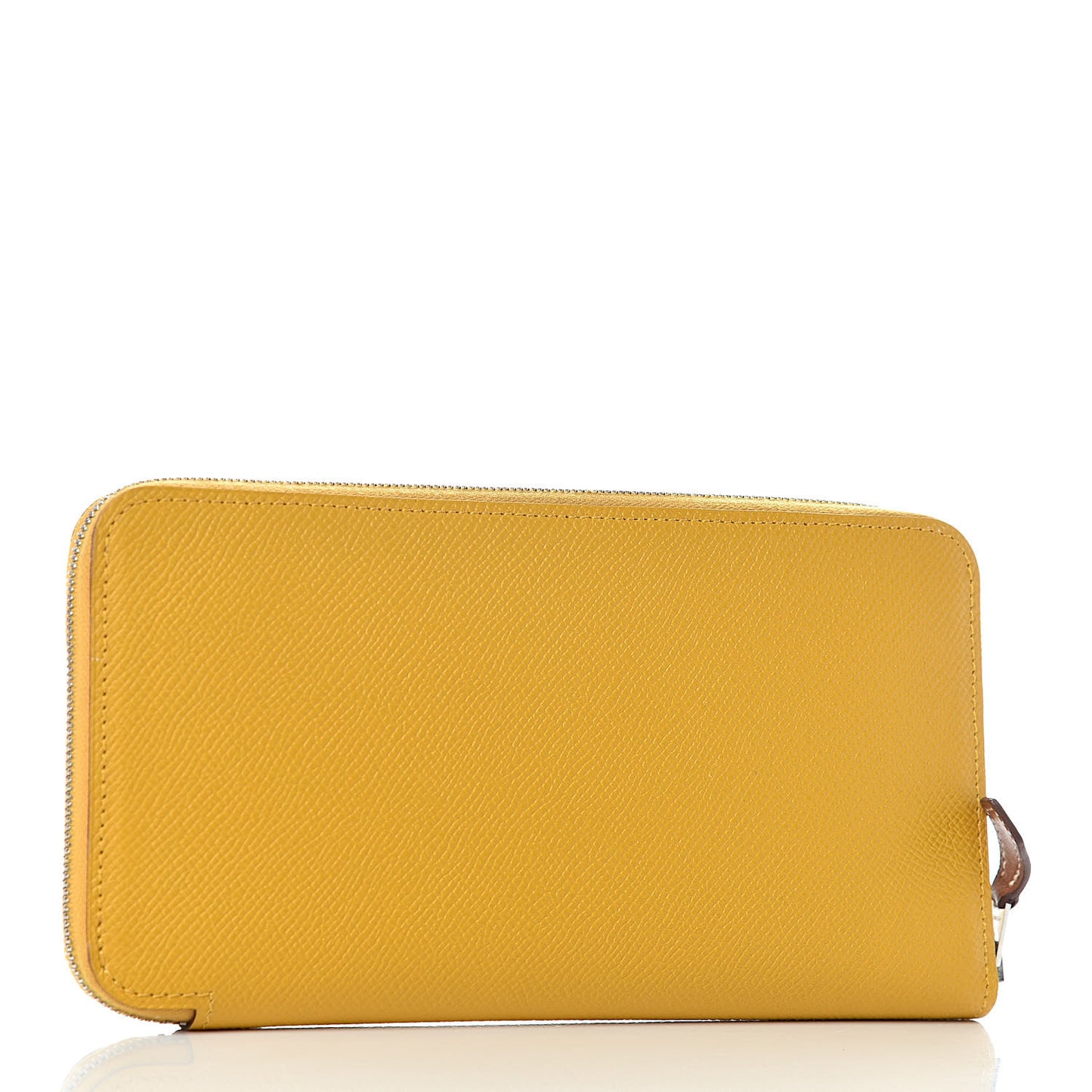 Epsom Silk'In Wallet Jaune Ambre