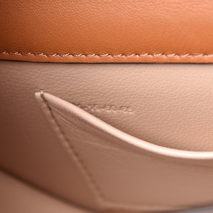 Chloe Spazzolato Sfumato Lambskin Calfskin Small Nile Bracelet Minaudiere Bag Caramel 8 of 11