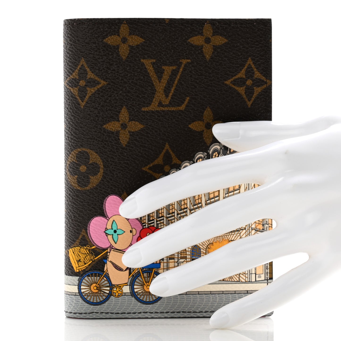 Monogram 2022 Christmas Animation Paris Passport Cover Pink