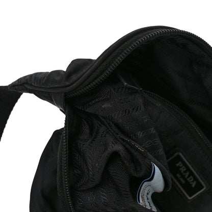 Prada Tessuto Re-Nylon Saffiano Belt Bag Black 10 of 10