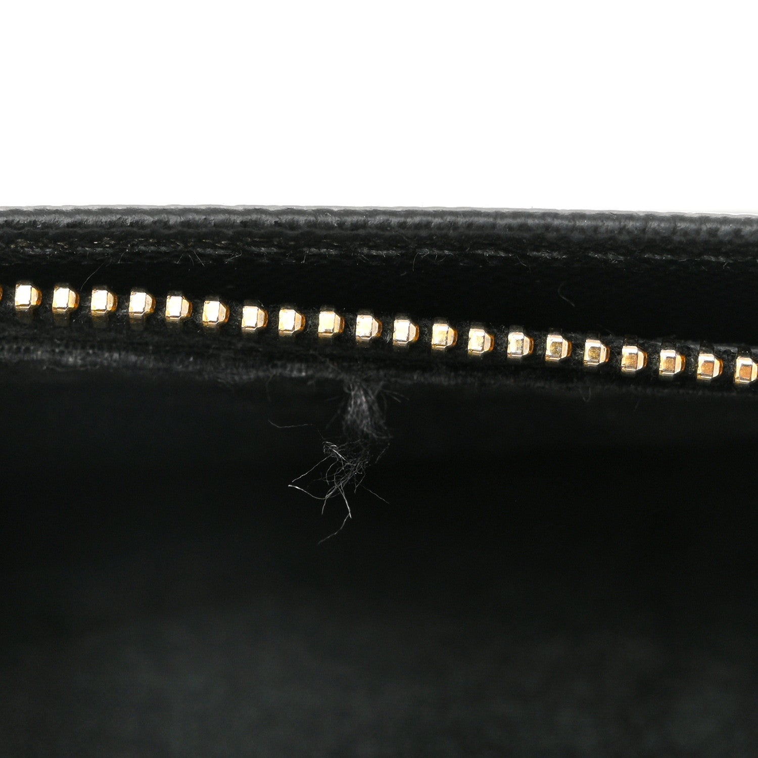 Prada Saffiano Metal Oro Chain Wallet Black 12 of 14