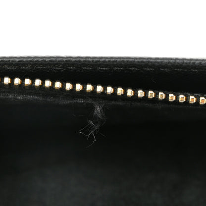 Prada Saffiano Metal Oro Chain Wallet Black 12 of 14