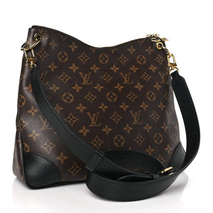 Louis Vuitton Monogram Odeon MM Black 3 of 9