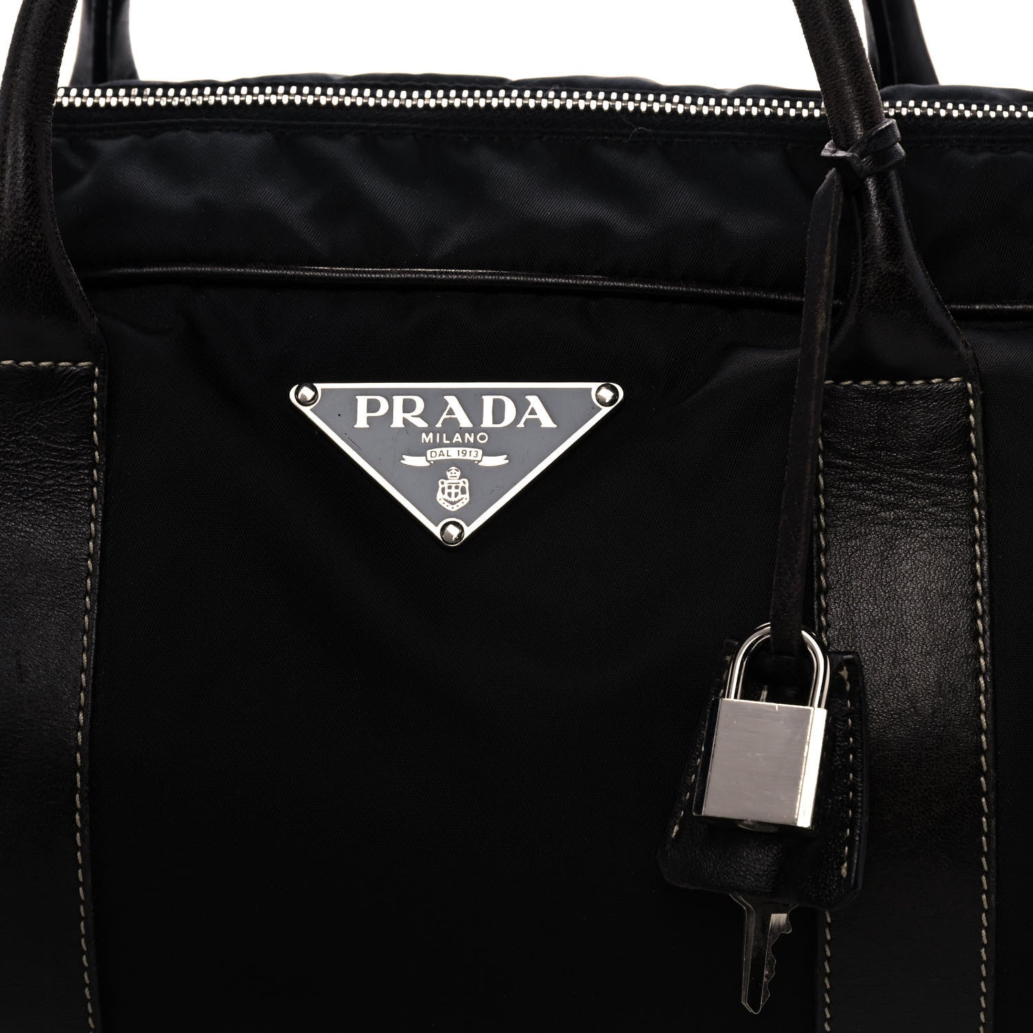 Prada Tessuto Nylon Hydra Shoulder Bag Black 8 of 13