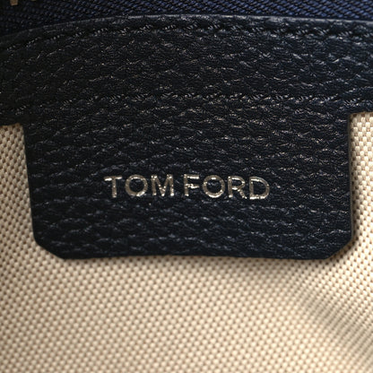 Tom Ford Grained Calfskin Buckley Backpack Navy 6 of 9