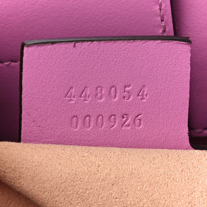 Gucci Calfskin Matelasse Small GG Marmont Tote Candy Mousse 7 of 11