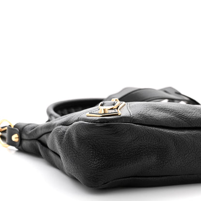 Balenciaga Chevre Gold Metallic Edge Hardware Town Black 9 of 10
