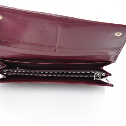 Prada Goatskin Woven Continental Flap Wallet Ribes 6 of 11