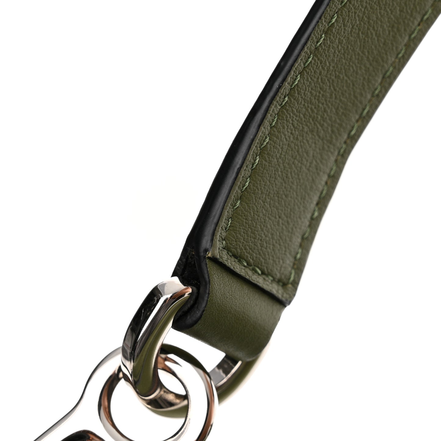 Calfskin Small Puzzle Bag Avocado