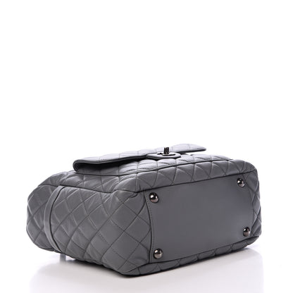 Chanel Lambskin Quilted Shoulder Bag Grey 3 of 12