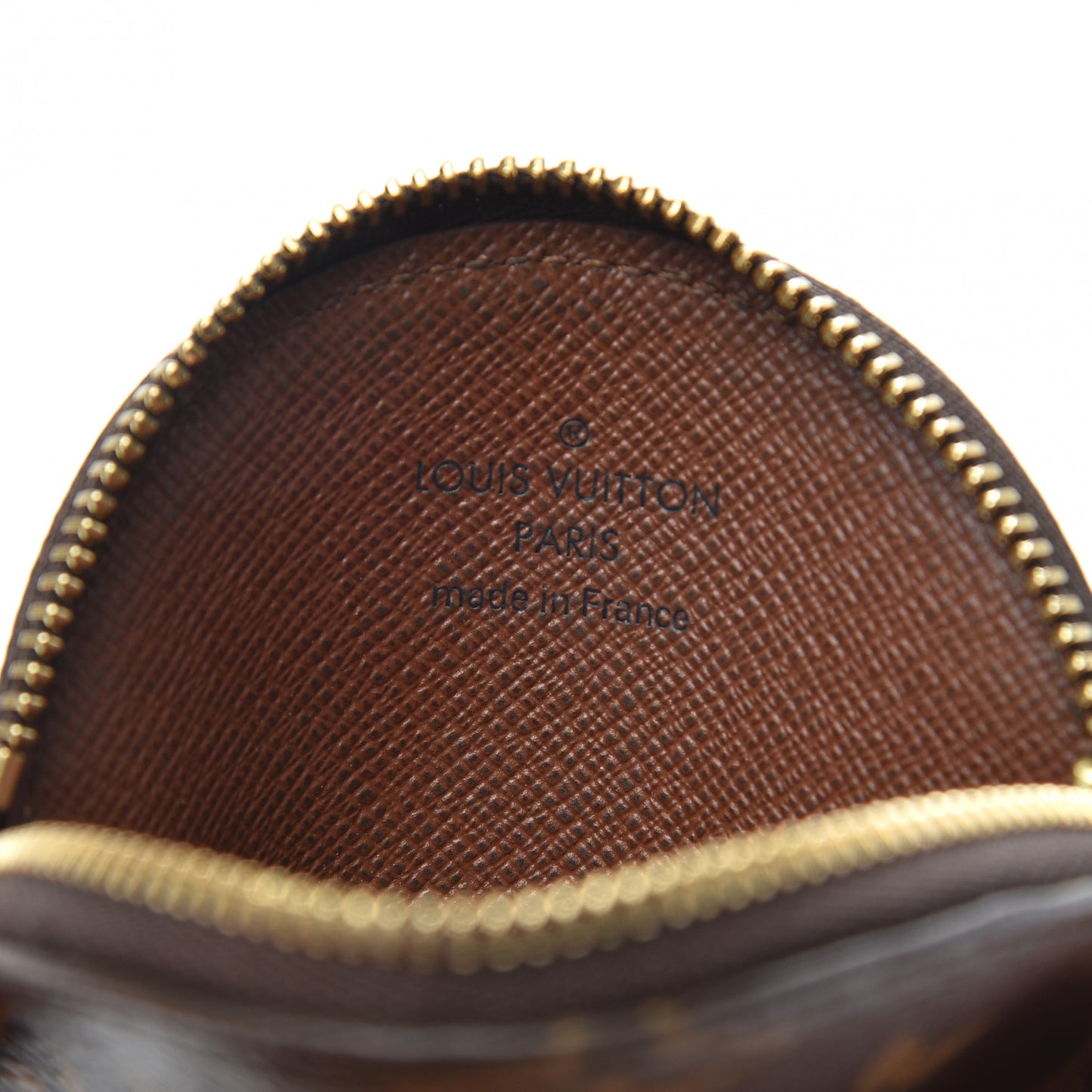 Monogram Round Coin Purse