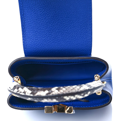 Louis Vuitton Taurillon Python Capucines Mini 5 of 9