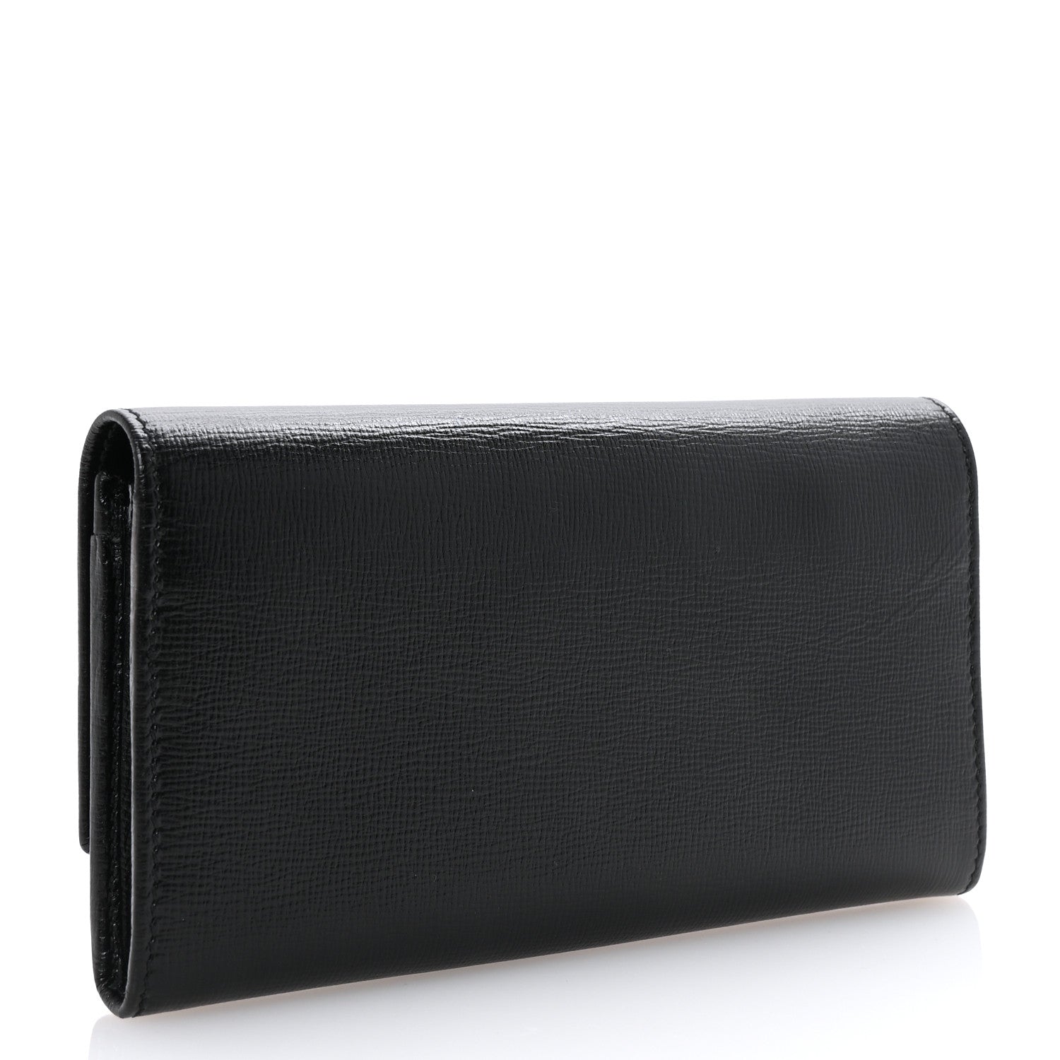 Gucci Azalea Calfskin Marina Long Wallet Black 3 of 8