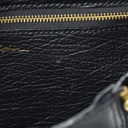 3.1 Phillip Lim 3.1 Textured Calfskin Medium Pashli Satchel Black 11 of 13