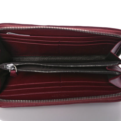 Bottega Veneta Nappa Intrecciato Zip Around Wallet Opera Pink 5 of 12