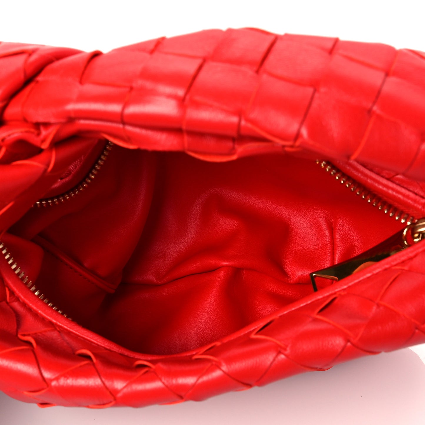 Nappa Intrecciato Mini Jodie Red