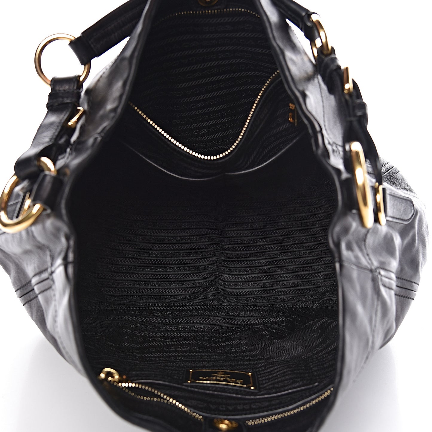 Glace Calf Hobo Black