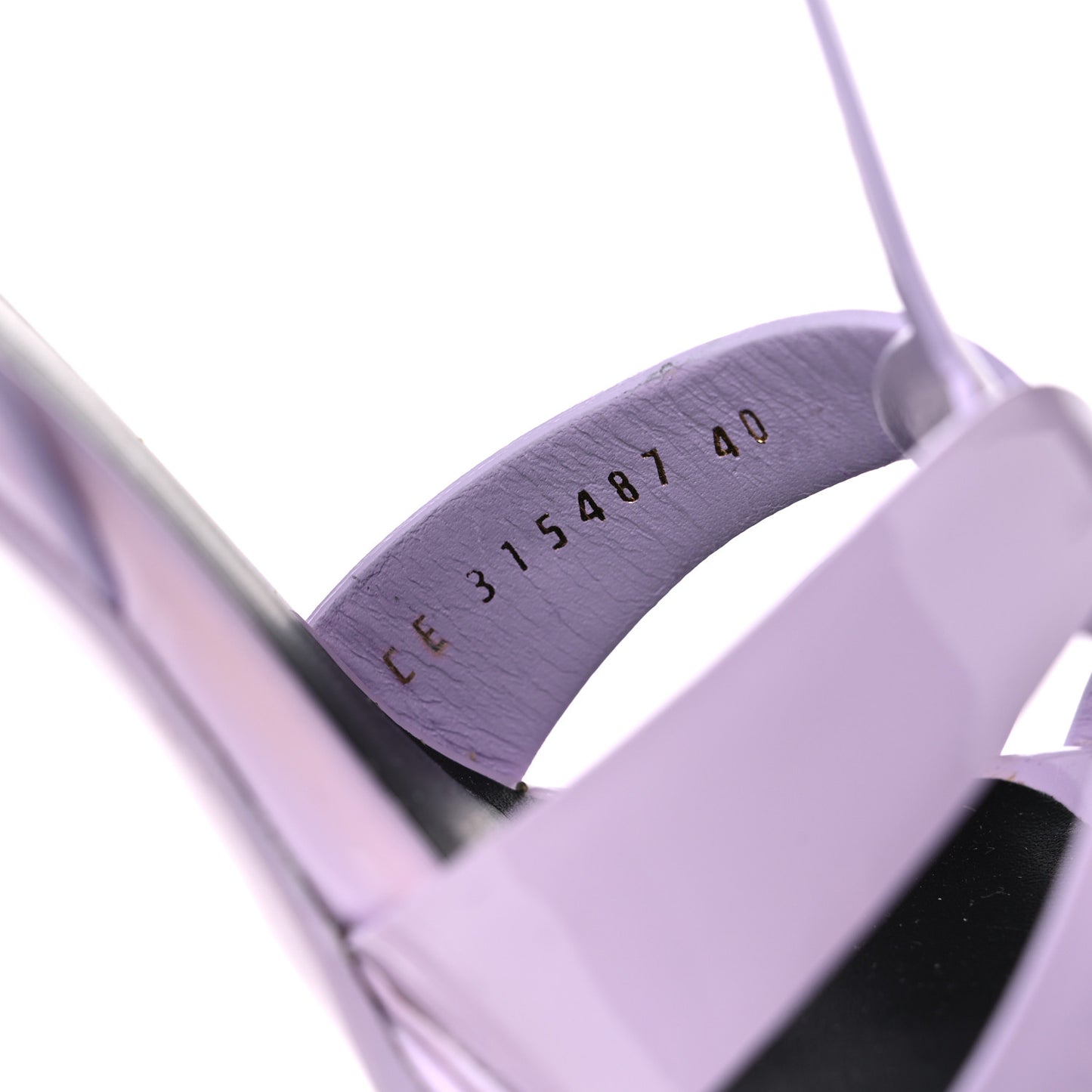 Patent Tribute 105 Platform Sandals 40 Lavender