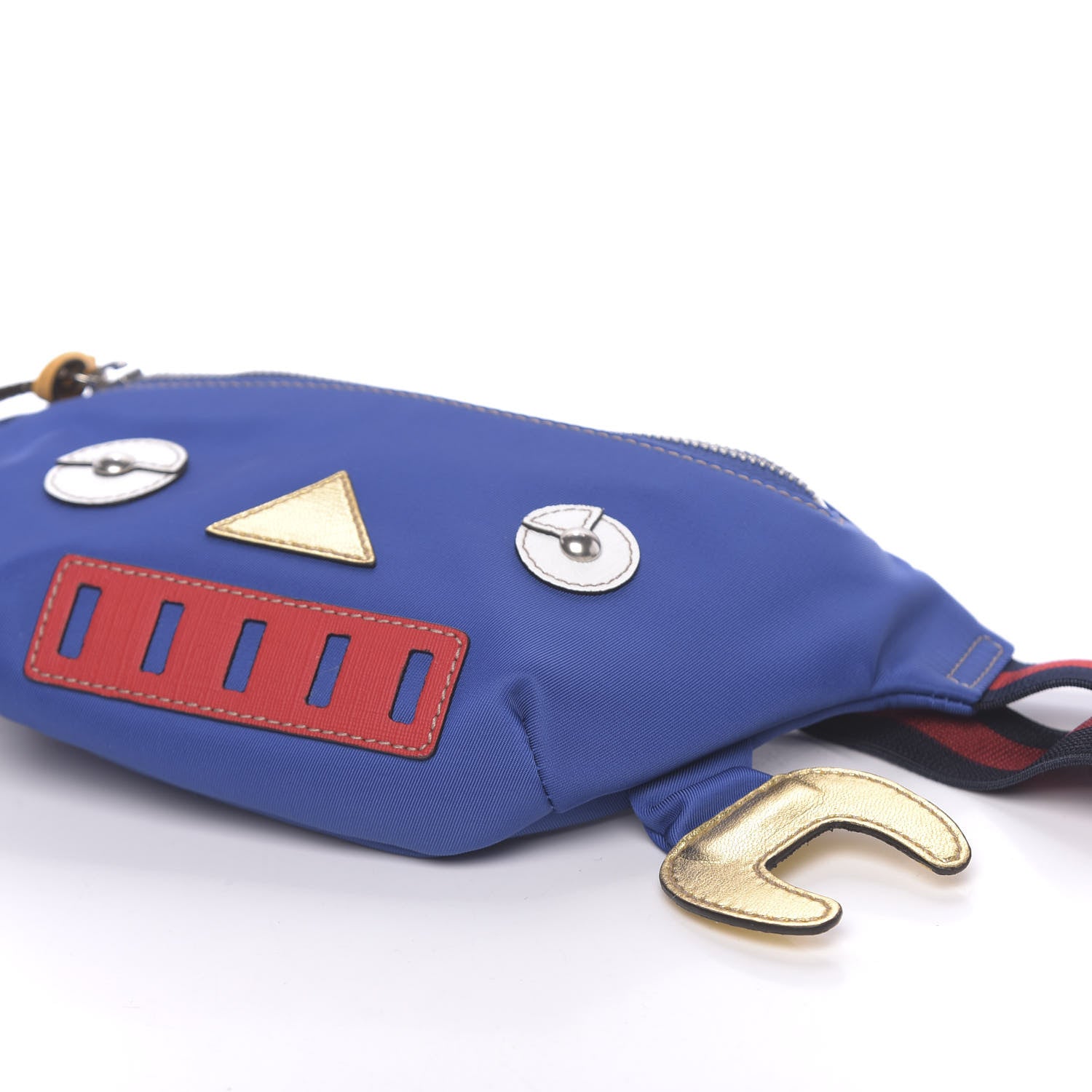 Gucci Nylon Childrens Robot Belt Bag Blue 10 of 10