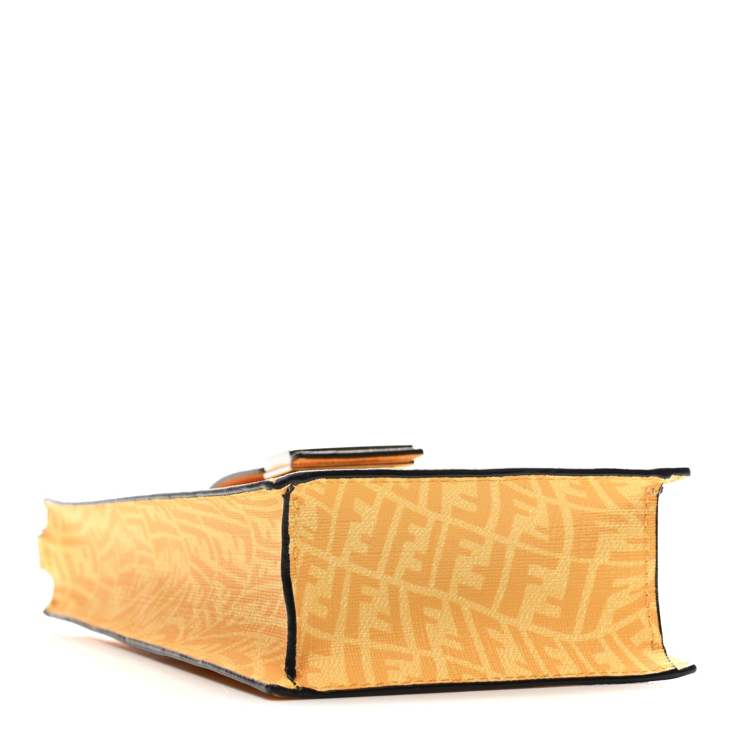 Fendi X SARAH COLEMAN Glazed Fabric Micro FF Vertigo Phone Holder Cyber Mimosa 4 of 14