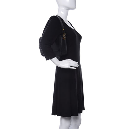 Valentino Garavani Vitello Turnlock Flap Shoulder Bag Black 2 of 10