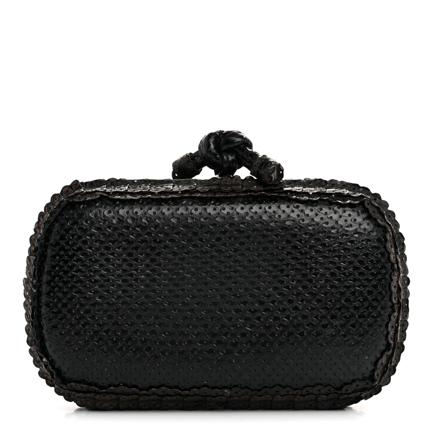 Impero Ayers Knot Clutch Black