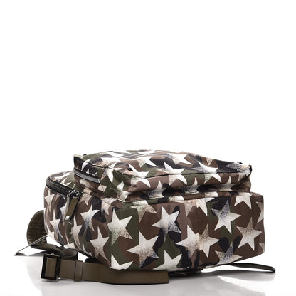Valentino Garavani Nylon Camustars Backpack Army Green White 4 of 7