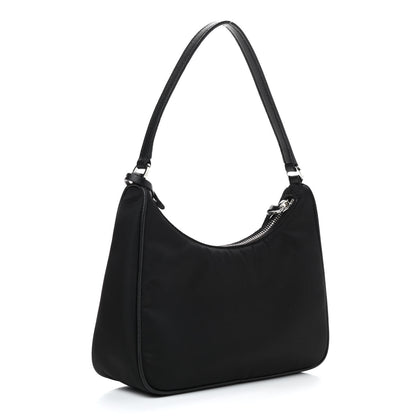 Prada Tessuto Nylon Mini Re-Edition 2000 Bag Black 3 of 9