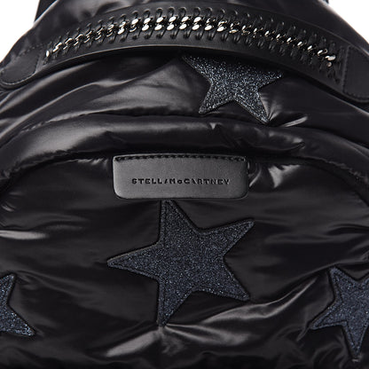 Stella McCartney Polyamide Falabella Go Glitter Stars Backpack Black 10 of 10