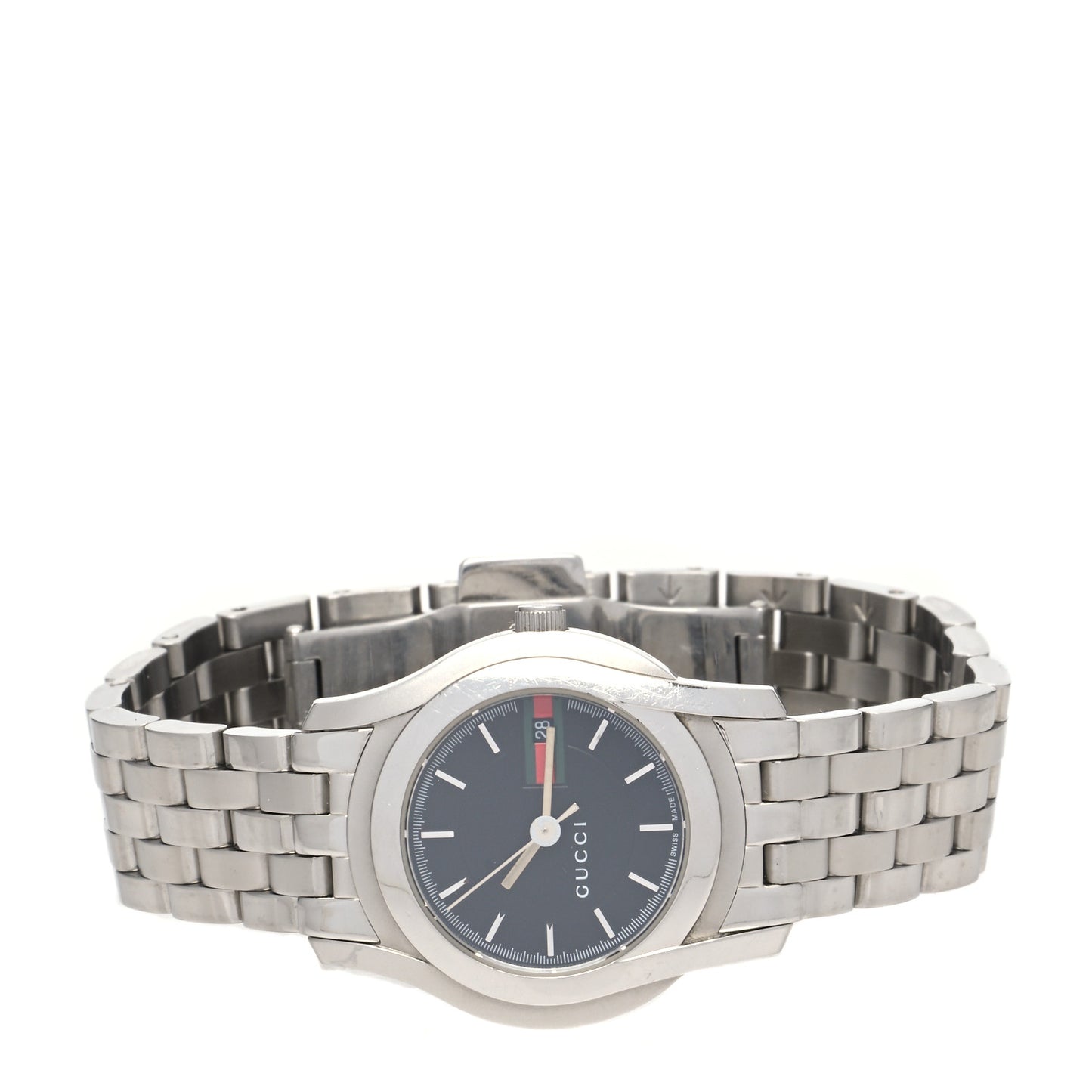 Stainless Steel 27mm 5500L Quartz Watch Black