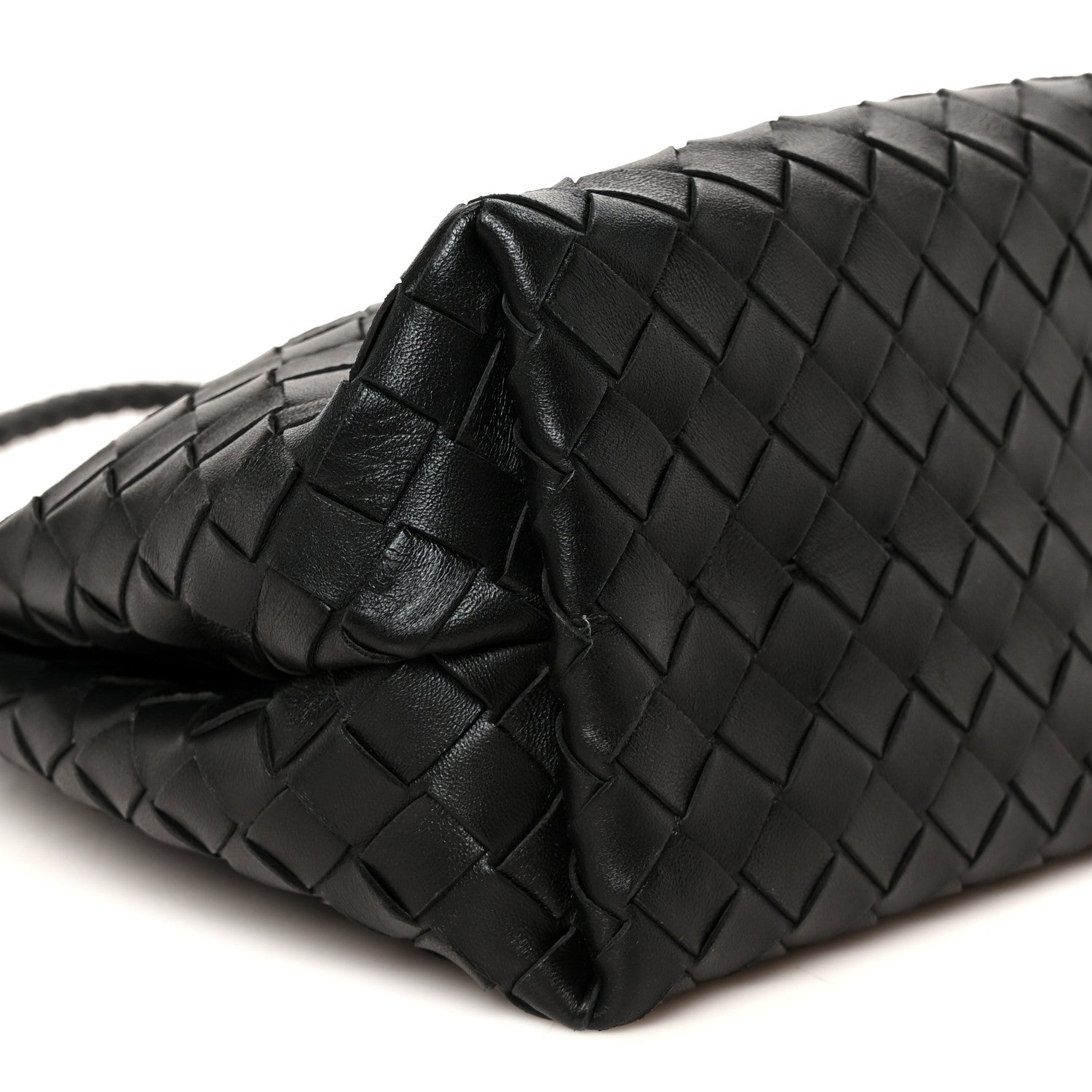 Bottega Veneta Nappa Intrecciato Medium Andiamo Shoulder Bag Black 8 of 9