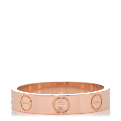 Cartier 18K Pink Gold 3.5mm LOVE Wedding Band Ring 48 4.5 3 of 5