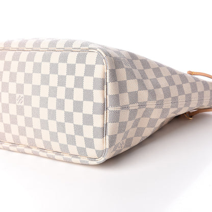 Louis Vuitton Damier Azur Neo Neverfull MM Rose Ballerine 10 of 10