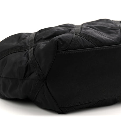 Chanel Nylon Grosgrain Quilted Lifestyle Shopping Tote Black 10 of 11