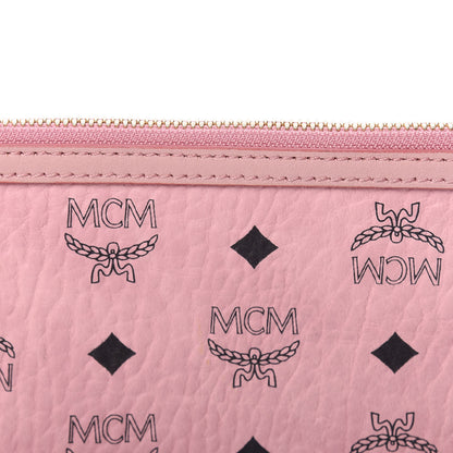 MCM Visetos Liz Shopper Tote Pouch Light Pink 7 of 7