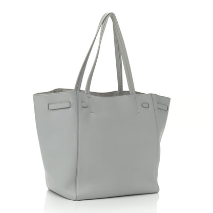 Celine Soft Grained Calfskin Small Belt Cabas Phantom Mineral 2 of 8