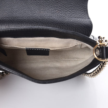 Gucci Pebbled Calfskin Small Soho Flap Crossbody Black 5 of 10