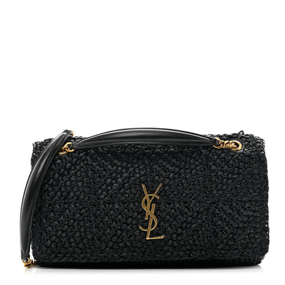 Saint Laurent Raffia Monogram Medium Jamie Black 1 of 11