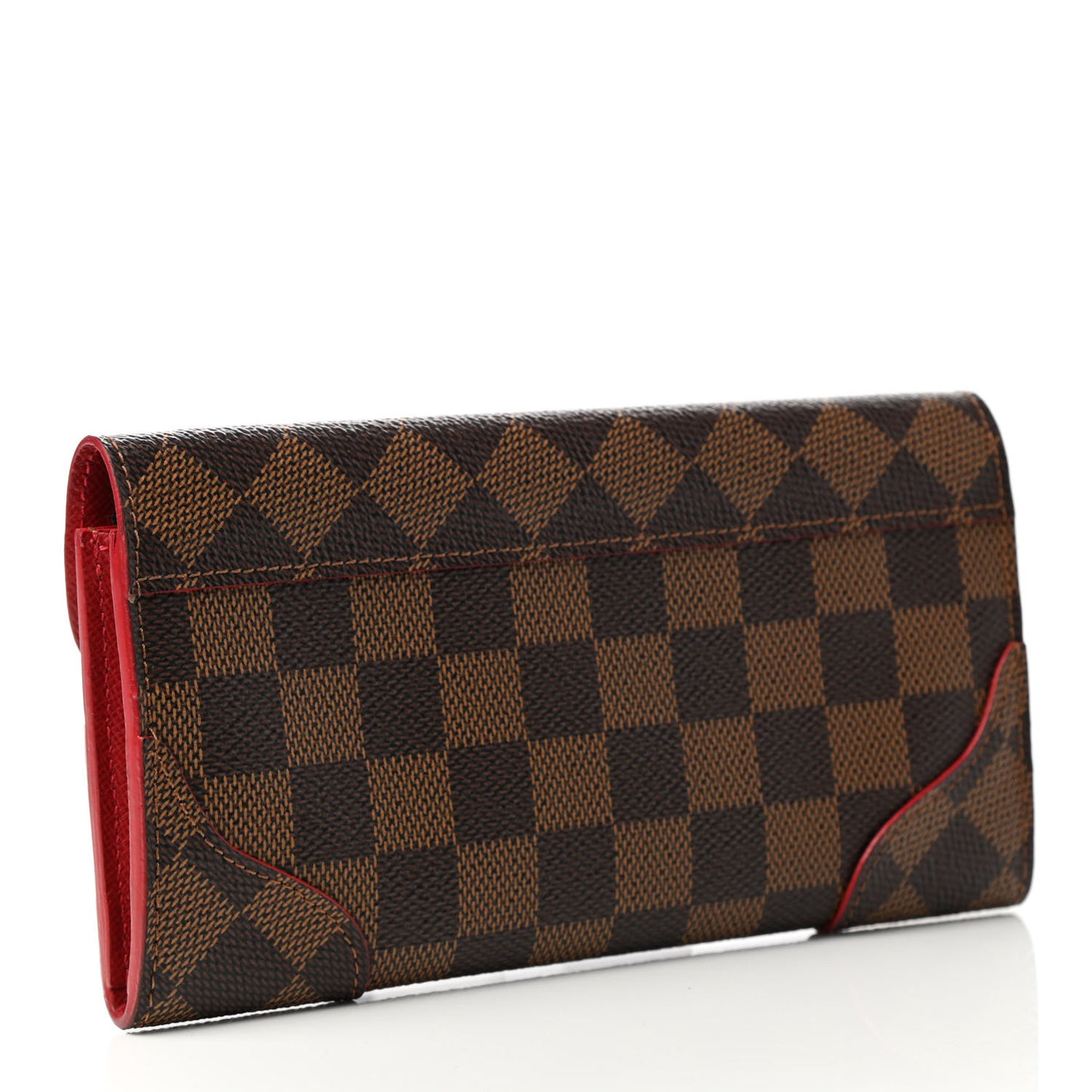 Damier Ebene Caissa Wallet Cherry
