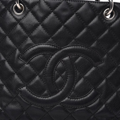 Chanel Caviar Quilted Grand Shopping Tote GST Black 15 of 16