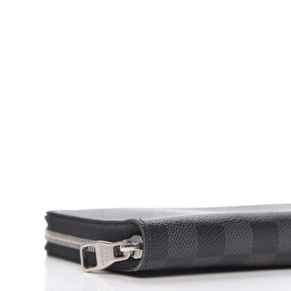 Louis Vuitton Damier Graphite Illustre Zippy Organizer Wallet 6 of 9