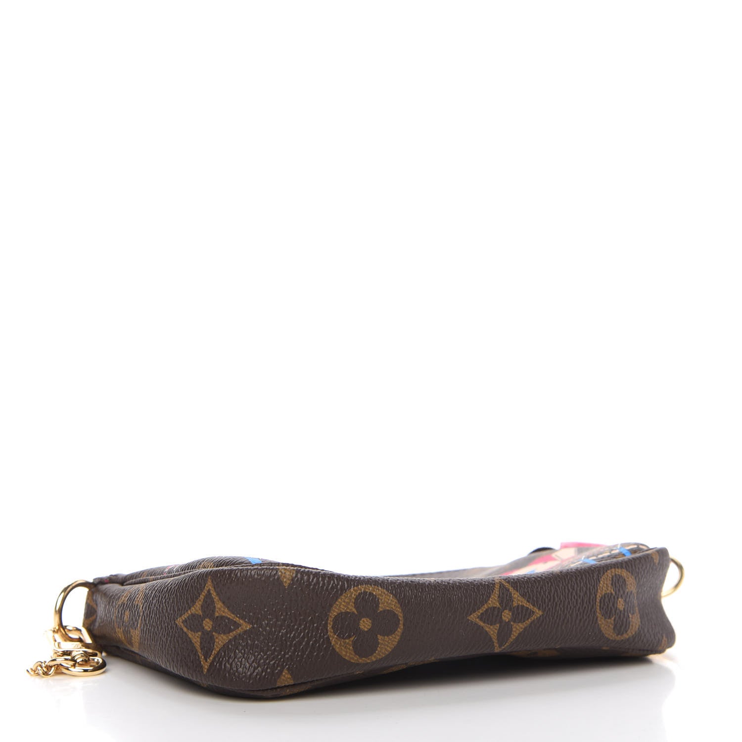 Louis Vuitton Monogram 2020 Christmas Animation Roller Coaster Mini Pochette Accessories Pivoine 4 of 9