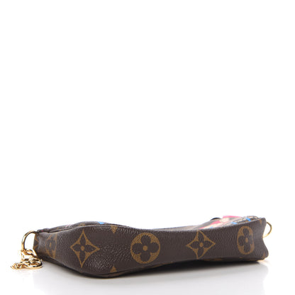Louis Vuitton Monogram 2020 Christmas Animation Roller Coaster Mini Pochette Accessories Pivoine 4 of 9