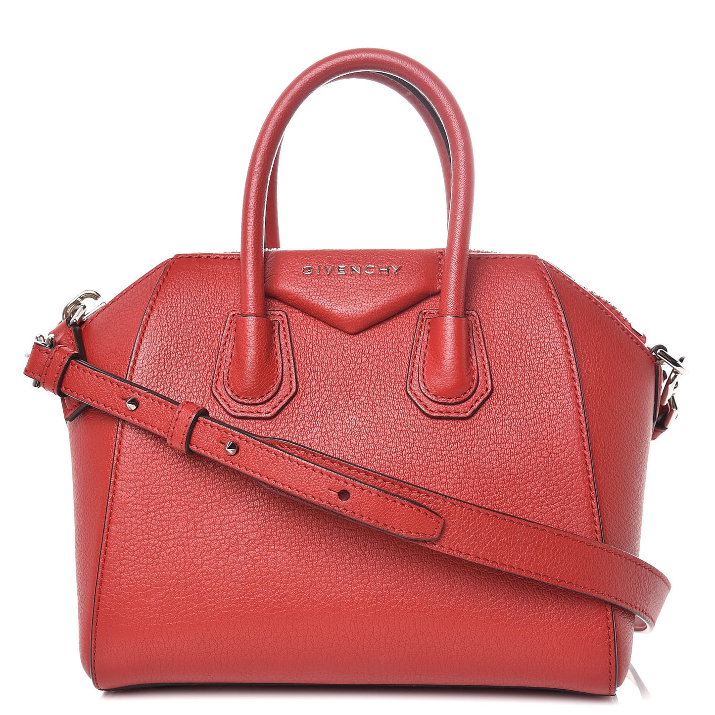 Sugar Goatskin Mini Antigona Red